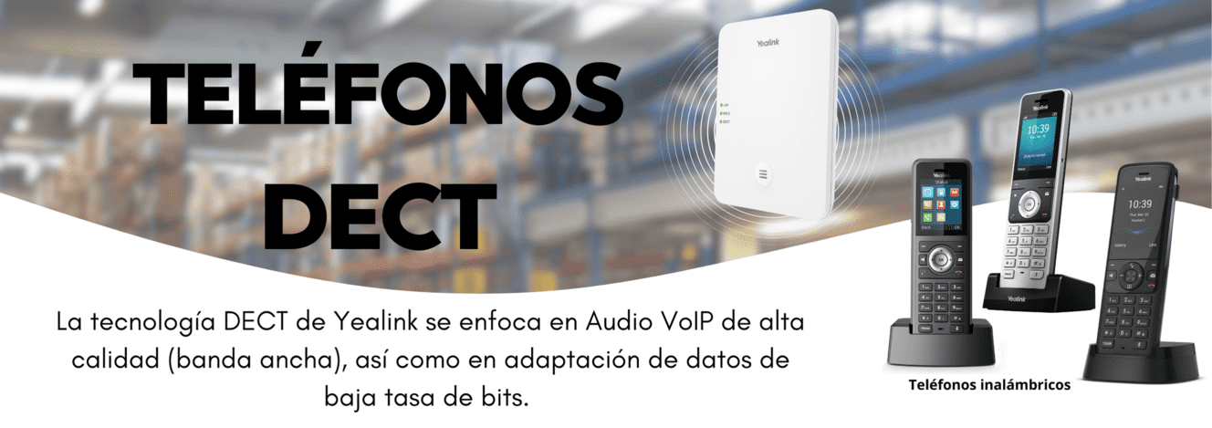 Telefonos Dect de Yealink