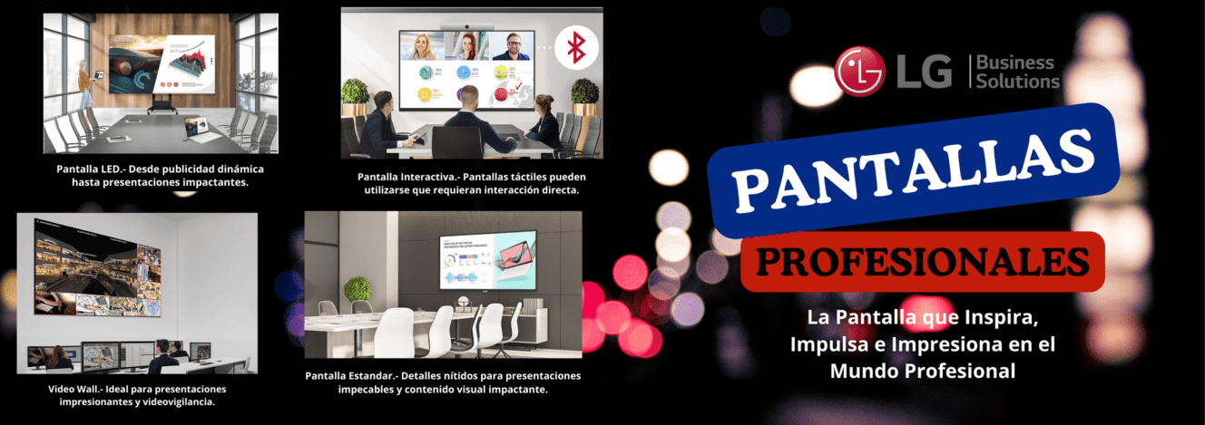 Pantalla Led, Interactiva, LG, Profesionales